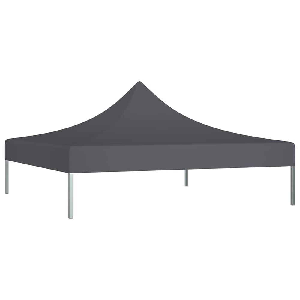 vidaXL Toit de tente de réception 2x2 m anthracite 270 g/m²