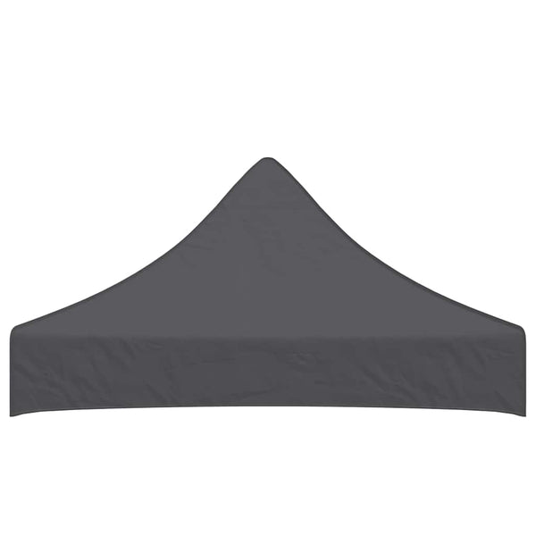 vidaXL Toit de tente de réception 2x2 m anthracite 270 g/m²
