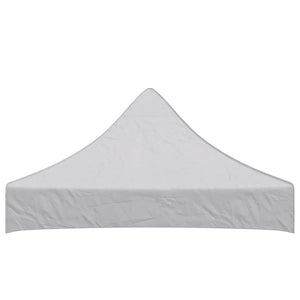Partyzelt-Dach 2x2 m Weiß 270 g/m²