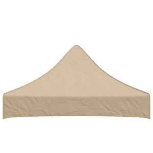 Partyzelt-Dach 2x2 m Beige 270 g/m²