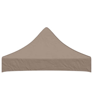Partyzelt-Dach 2x2 m Taupe 270 g/m²