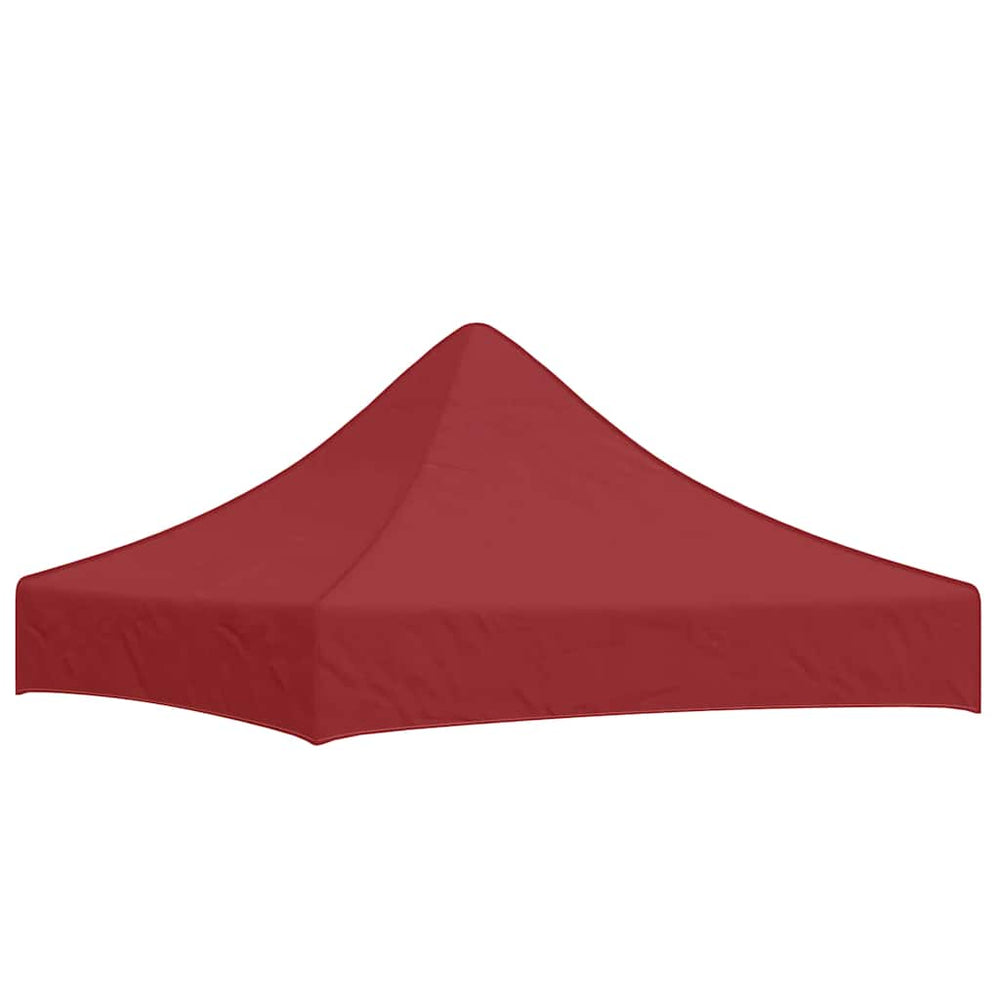 vidaXL Toit de tente de réception 2x2 m Bordeaux 270 g/m²