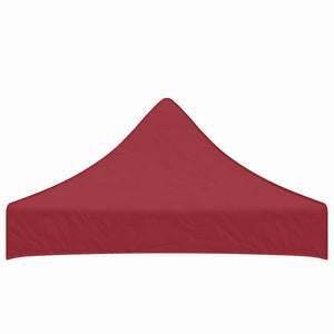 Partyzelt-Dach 2x2 m Burgunderrot 270 g/m²