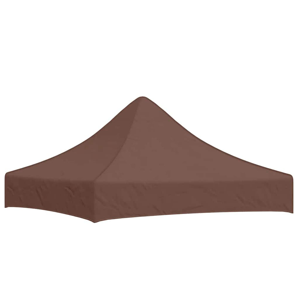 vidaXL Toit de tente de réception 2x2 m Marron 270 g/m²