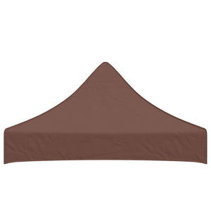 Partyzelt-Dach 2x2 m Braun 270 g/m²