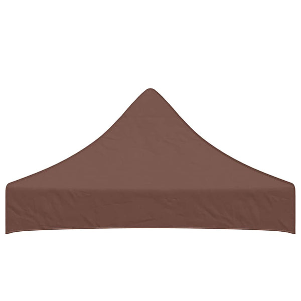 Partyzelt-Dach 2x2 m Braun 270 g/m²