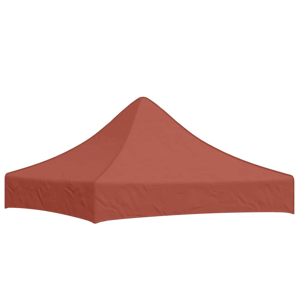 Toit de tente de réception vidaXL 2x2 m rouge terracotta 270 g/m²