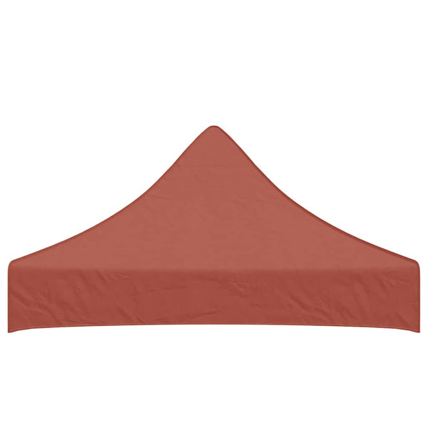 Partyzelt-Dach 2x2 m Terracotta-Rot 270 g/m²