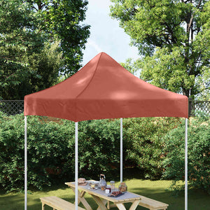 Partyzelt-Dach 2x2 m Terracotta-Rot 270 g/m²