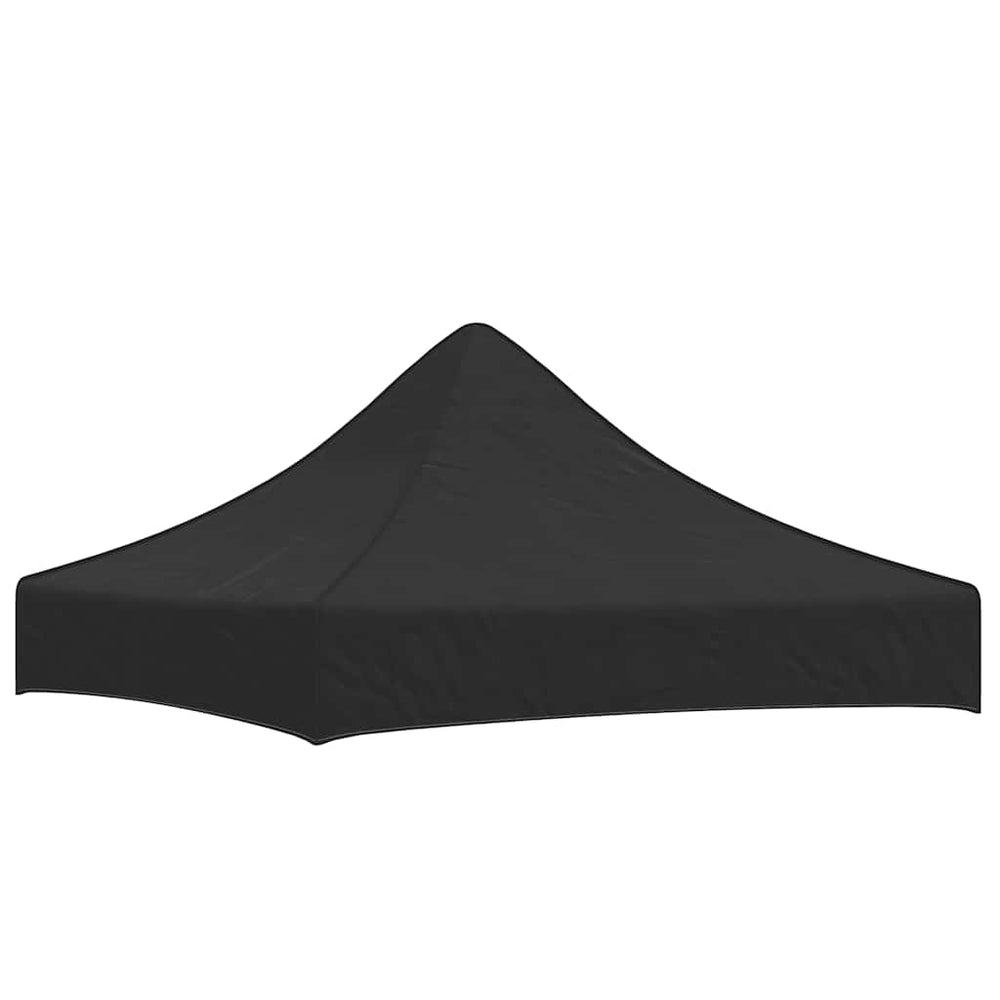 vidaXL Toit de tente de réception 2x2 m Noir 270 g/m²