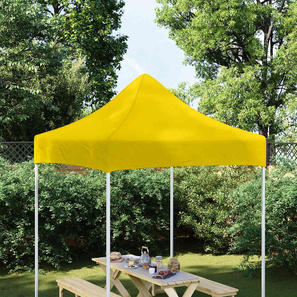 vidaXL Toit de tente de réception 2x2 m Jaune 270 g/m²