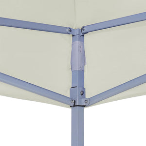 Partyzelt-Dach 4x3 m Creme 270 g/m²