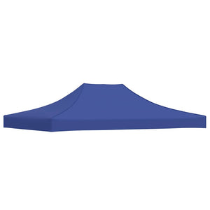Partyzelt-Dach 4x3 m Blau 270 g/m²