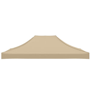 Partyzelt-Dach 4x3 m Beige 270 g/m²