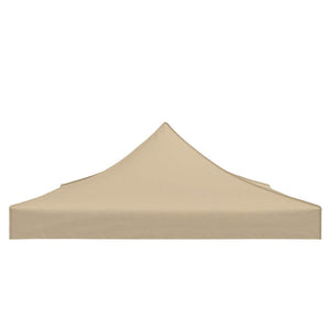 Partyzelt-Dach 4x3 m Beige 270 g/m²