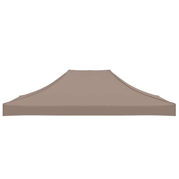 Partyzelt-Dach 4x3 m Taupe 270 g/m²