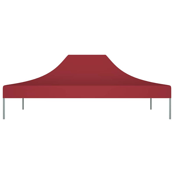 Partyzelt-Dach 4x3 m Burgunderrot 270 g/m²