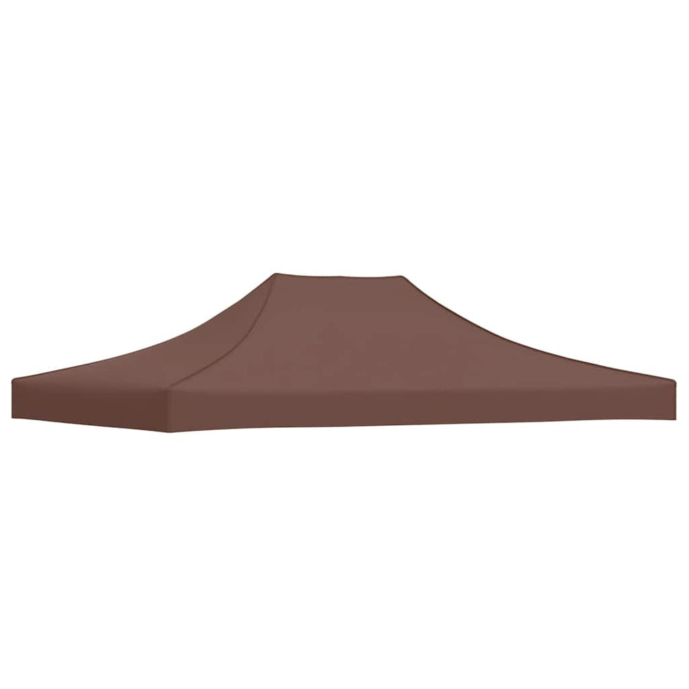 vidaXL Toit de tente de réception 4x3 m Marron 270 g/m²