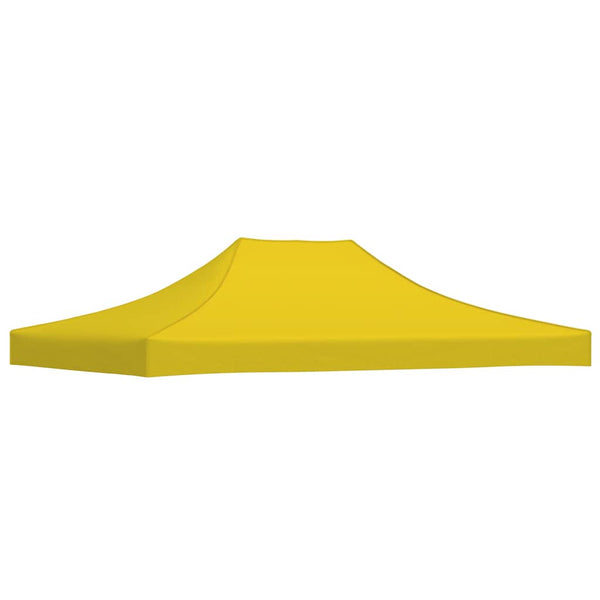 Partyzelt-Dach 4x3 m Gelb 270 g/m²