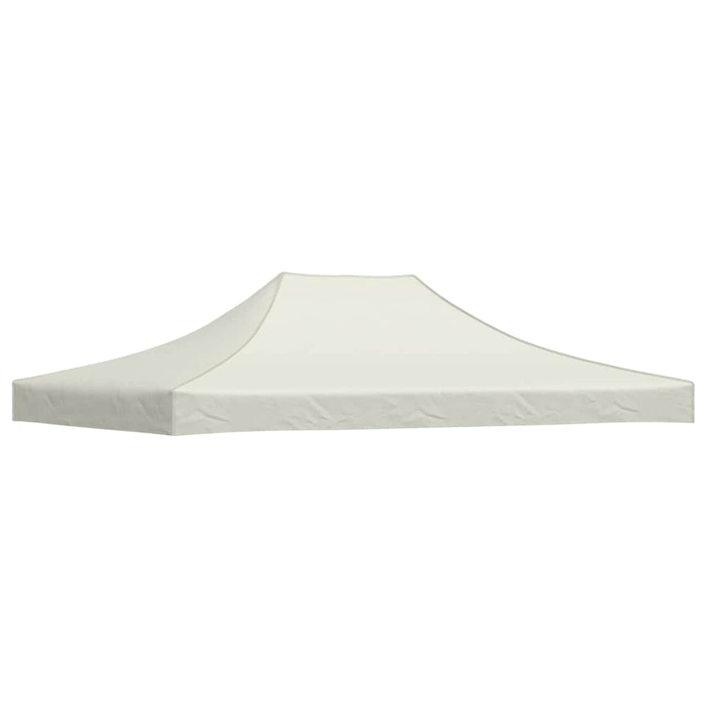 vidaXL Toit de tente de réception 4,5x3 m Crème 270 g/m²