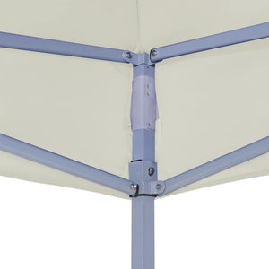 Partyzelt-Dach 4,5x3 m Creme 270 g/m²
