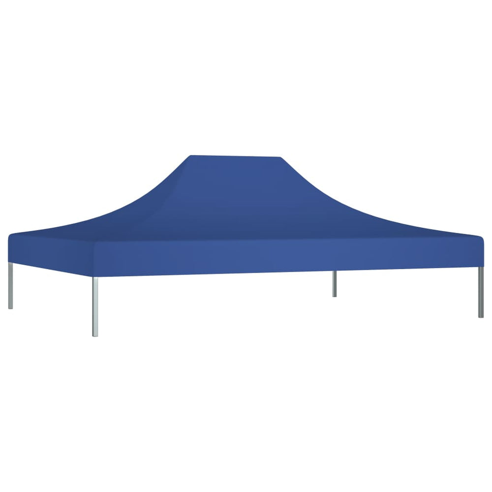 vidaXL Toit de tente de réception 4,5x3 m bleu 270 g/m²