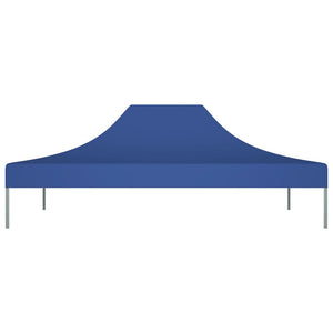 Partyzelt-Dach 4,5x3 m Blau 270 g/m²