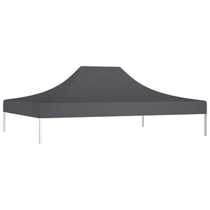 vidaXL Toit de tente de réception 4,5x3 m Anthracite 270 g/m²