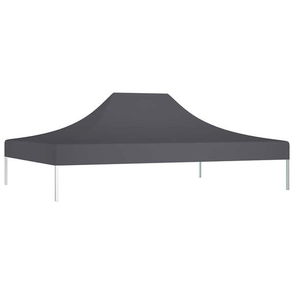 vidaXL Toit de tente de réception 4,5x3 m Anthracite 270 g/m²