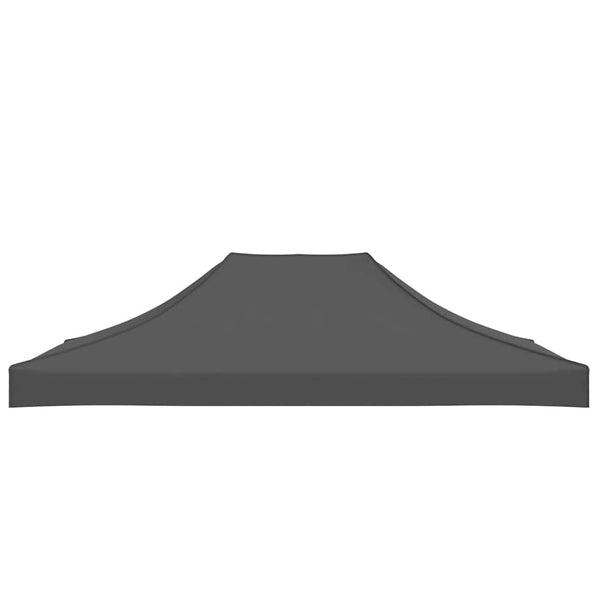 vidaXL Toit de tente de réception 4,5x3 m Anthracite 270 g/m²