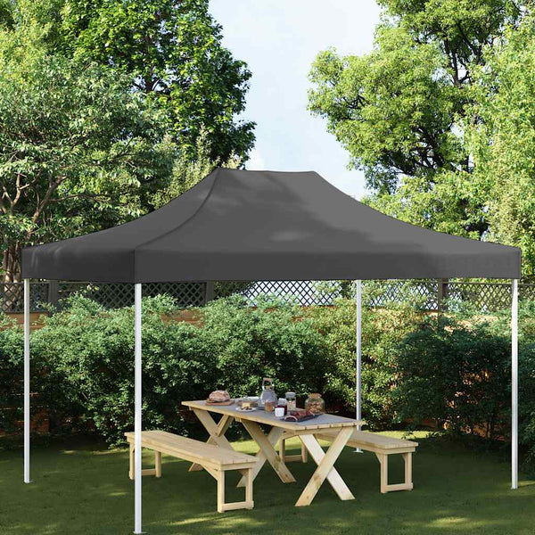 vidaXL Toit de tente de réception 4,5x3 m Anthracite 270 g/m²