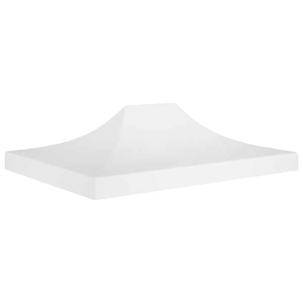 Partyzelt-Dach 4,5x3 m Weiß 270 g/m²
