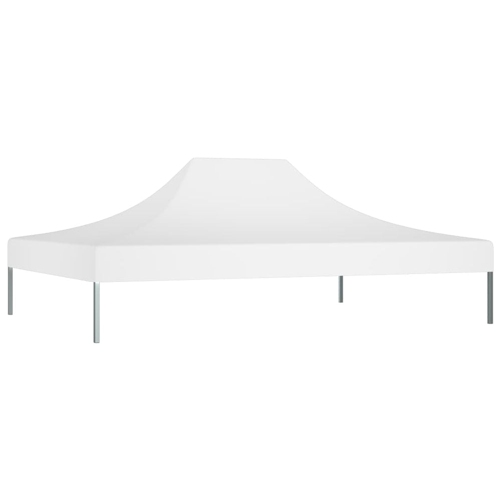 vidaXL Toit de tente de réception 4,5x3 m Blanc 270 g/m²