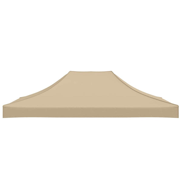 Partyzelt-Dach 4,5x3 m Beige 270 g/m²