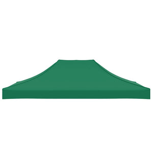 Partyzelt-Dach 4,5x3 m Grün 270 g/m²