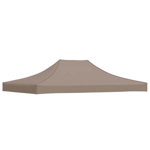 Partyzelt-Dach 4,5x3 m Taupe 270 g/m²
