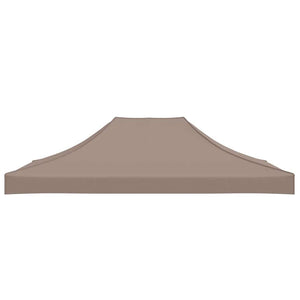 Partyzelt-Dach 4,5x3 m Taupe 270 g/m²
