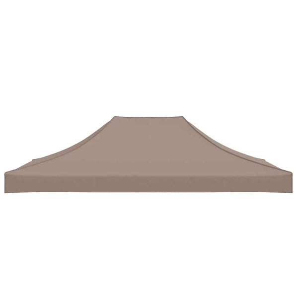 Partyzelt-Dach 4,5x3 m Taupe 270 g/m²