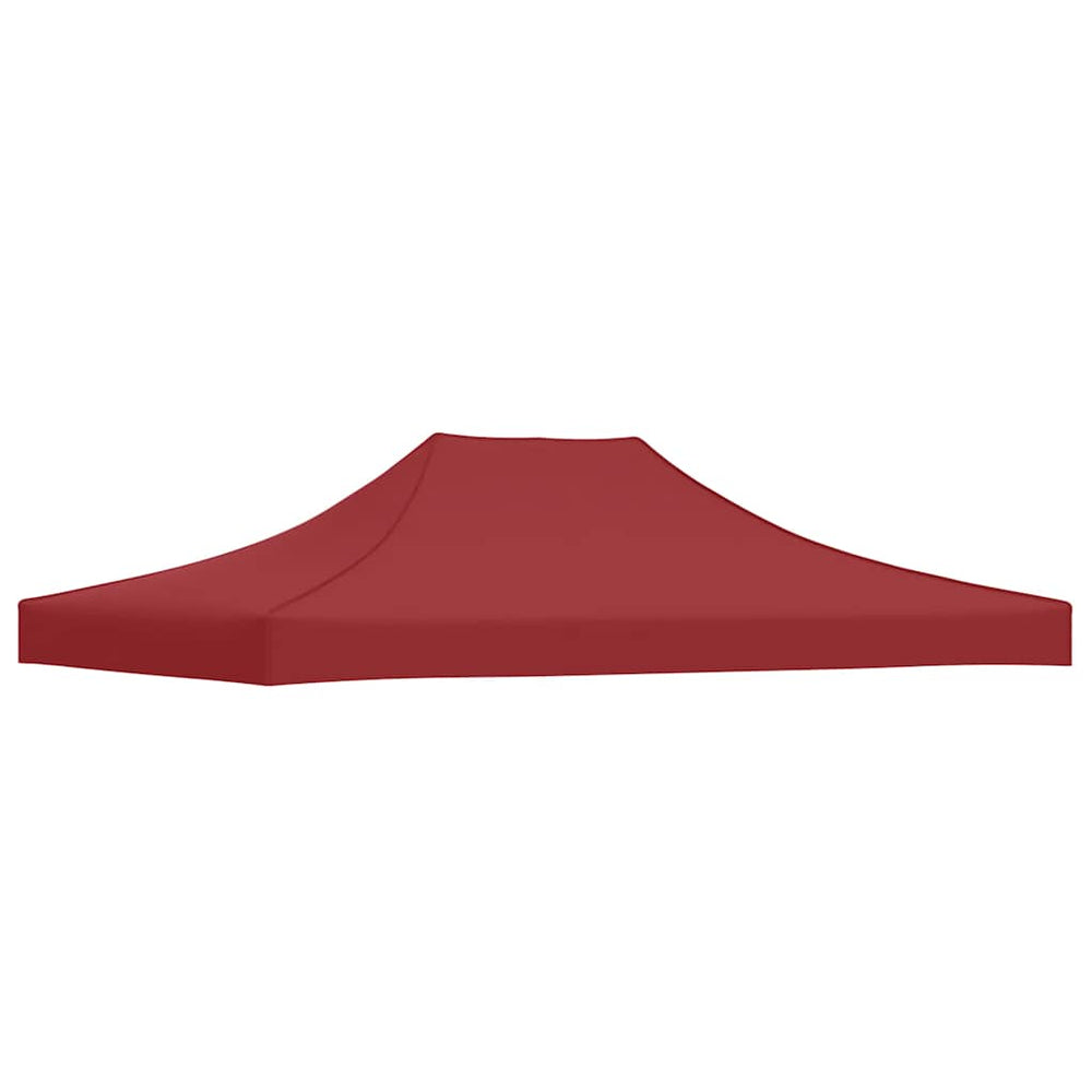 vidaXL Toit de tente de réception 4,5x3 m Bordeaux 270 g/m²