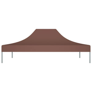 Partyzelt-Dach 4,5x3 m Braun 270 g/m²