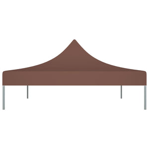 Partyzelt-Dach 4,5x3 m Braun 270 g/m²