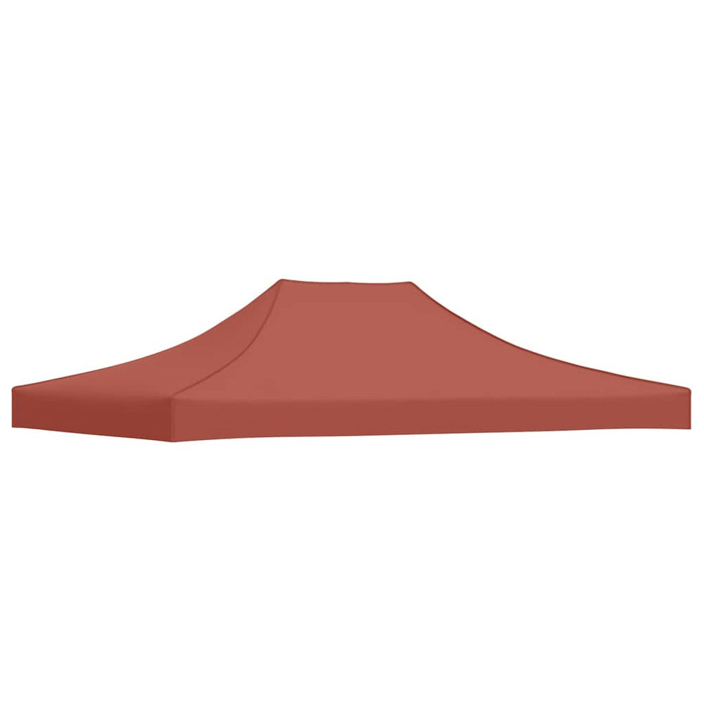 vidaXL Toit pour tente de réception 4,5x3 m Rouge terre cuite 270 g/m²