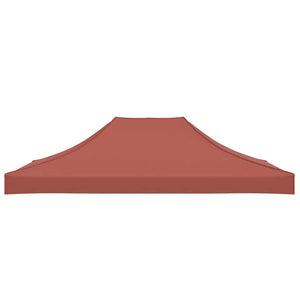 Partyzelt-Dach 4,5x3 m Terrakotta-Rot 270 g/m²