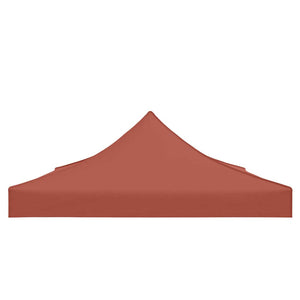 Partyzelt-Dach 4,5x3 m Terrakotta-Rot 270 g/m²