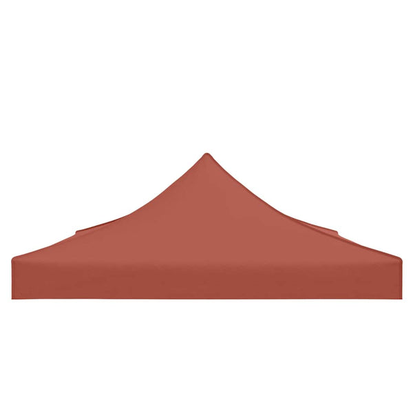 Partyzelt-Dach 4,5x3 m Terrakotta-Rot 270 g/m²