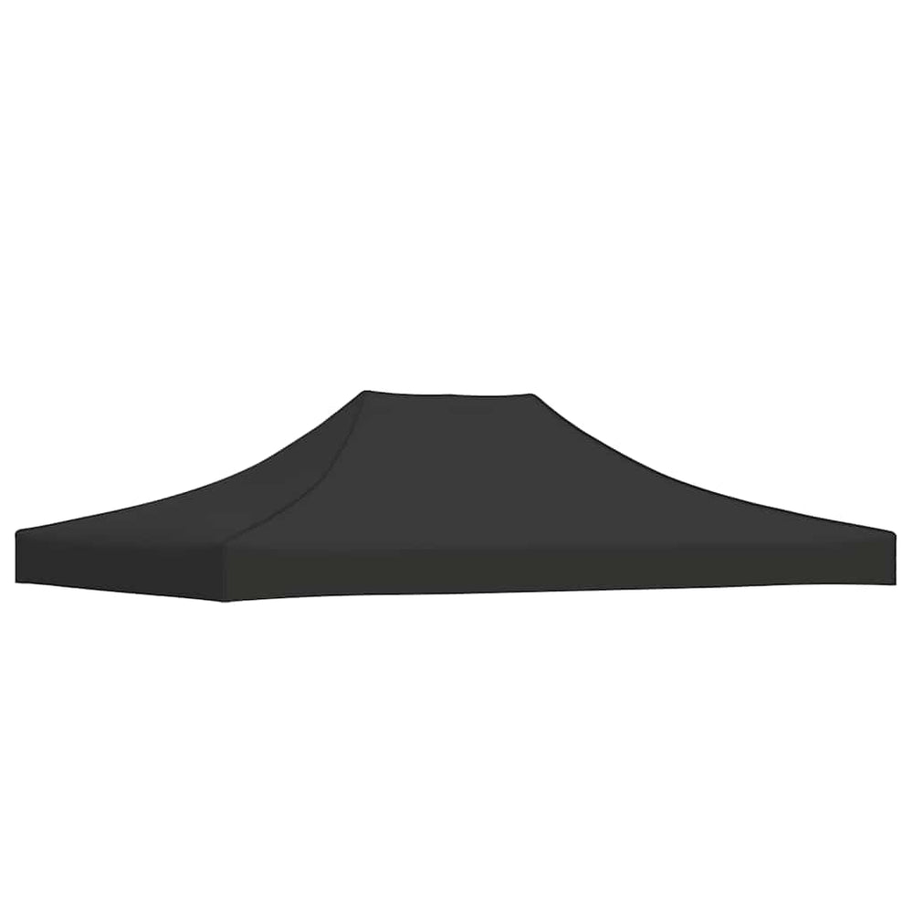 vidaXL Toit de tente de réception 4,5x3 m Noir 270 g/m²