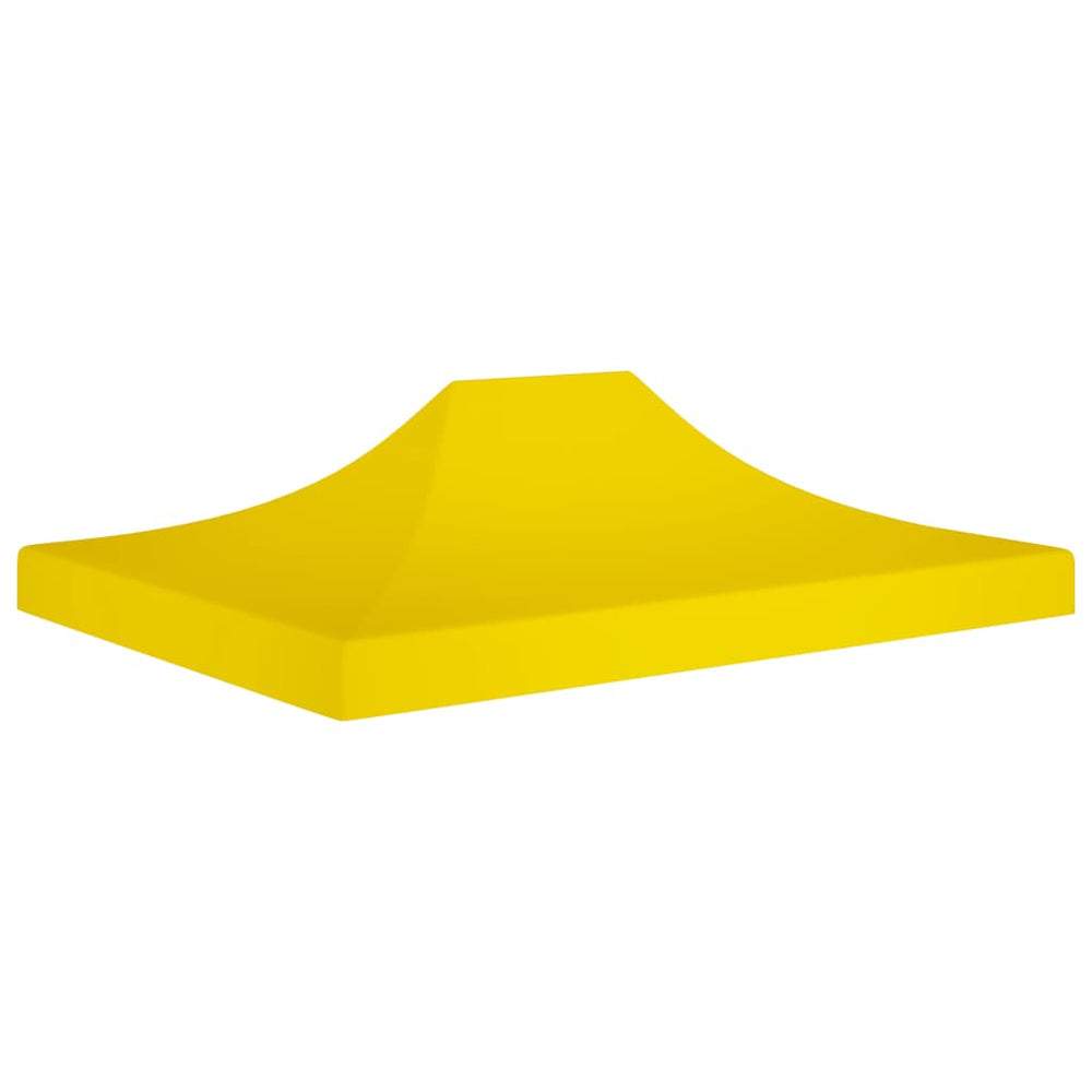 vidaXL Toit pour tente de réception 4,5x3 m Jaune 270 g/m²