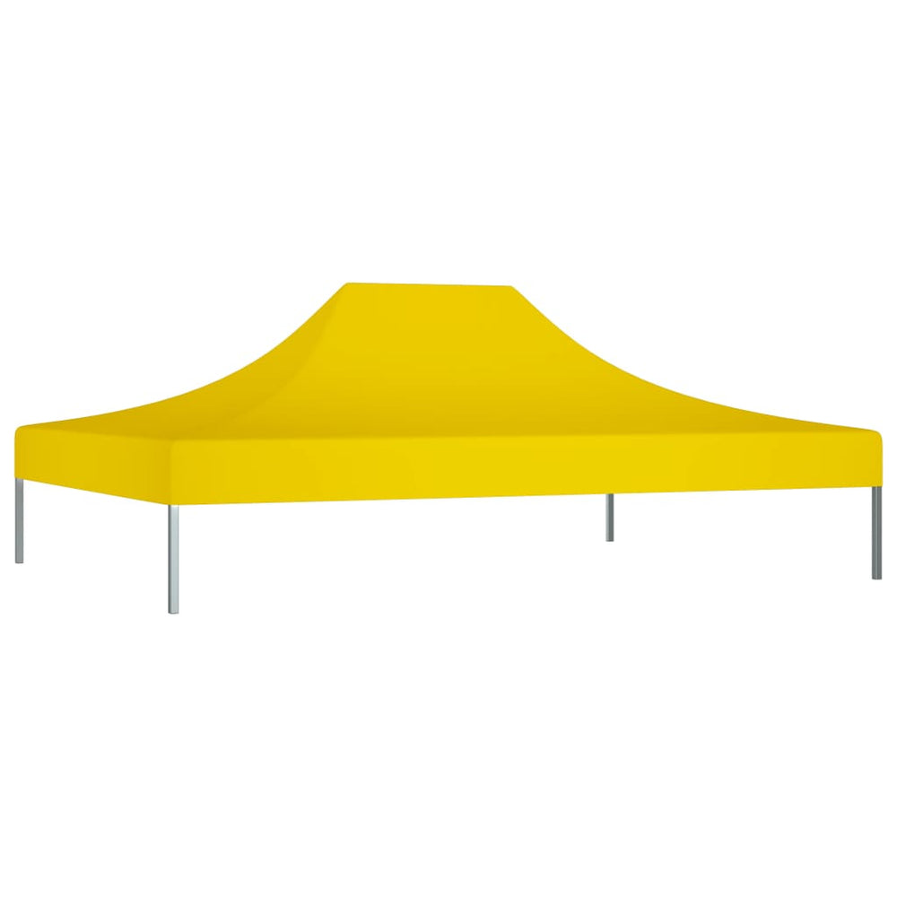vidaXL Toit pour tente de réception 4,5x3 m Jaune 270 g/m²