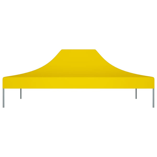 Partyzelt-Dach 4,5x3 m Gelb 270 g/m²