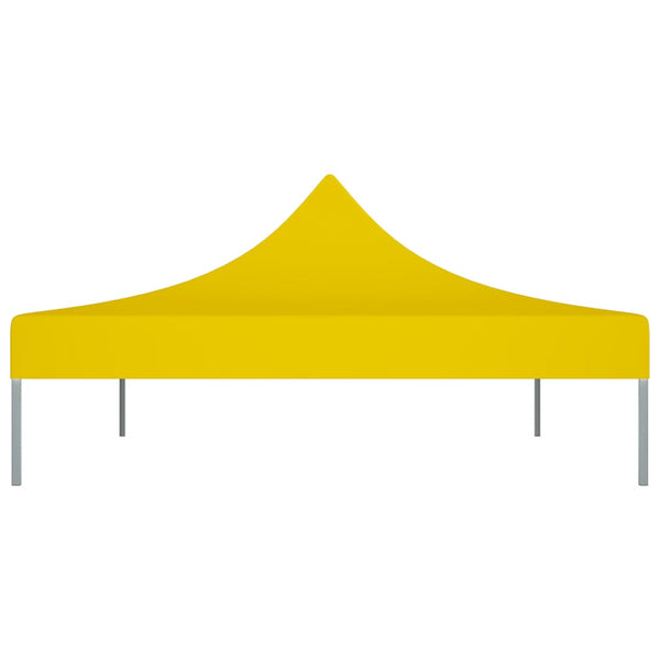 Partyzelt-Dach 4,5x3 m Gelb 270 g/m²